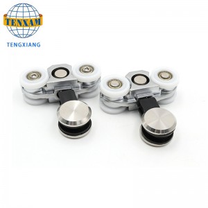 Hot-Sale Produkter Hängande Hjul Rostfritt Stål Glas Skjutdörr Track Roller