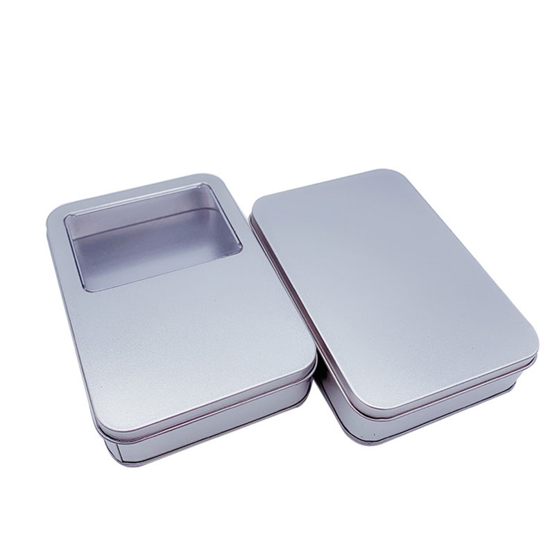 Presentmetallförpackningsbox Choklad tennlåda 160 * 110 * 35mm