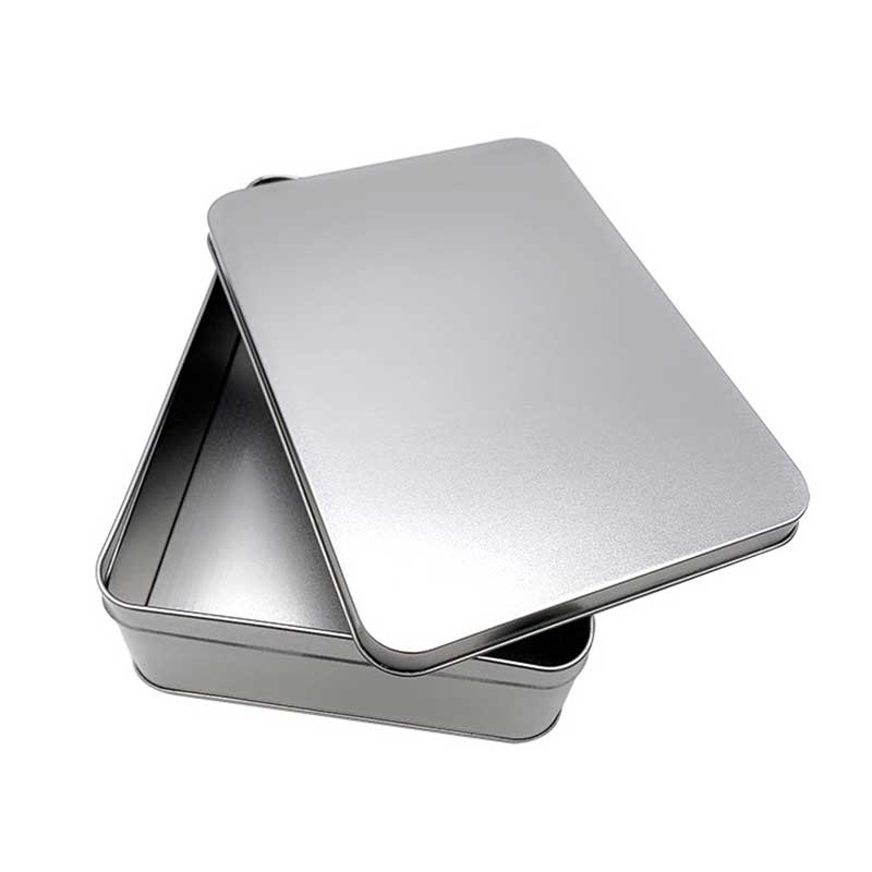 Frostat metallförvaring Box Bird \\ 's Nest Presentförpackning Tennlåda 220 * 160 * 65mm
