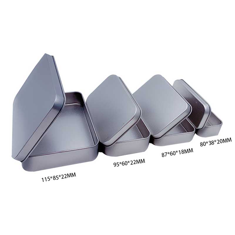 Spelkort Hinge Metal Tin Box Badge Gift Tenn Box 115 * 85 * 22mm