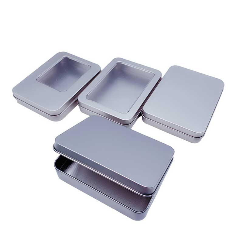 Spelkort Hinge Metal Tin Box Badge Gift Tenn Box 115 * 85 * 22mm