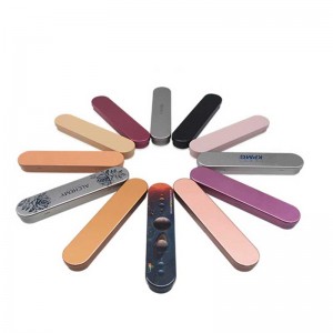 Metalllåda med gångjärnslock frostat presenttennlåda 175 * 38 * 20mm