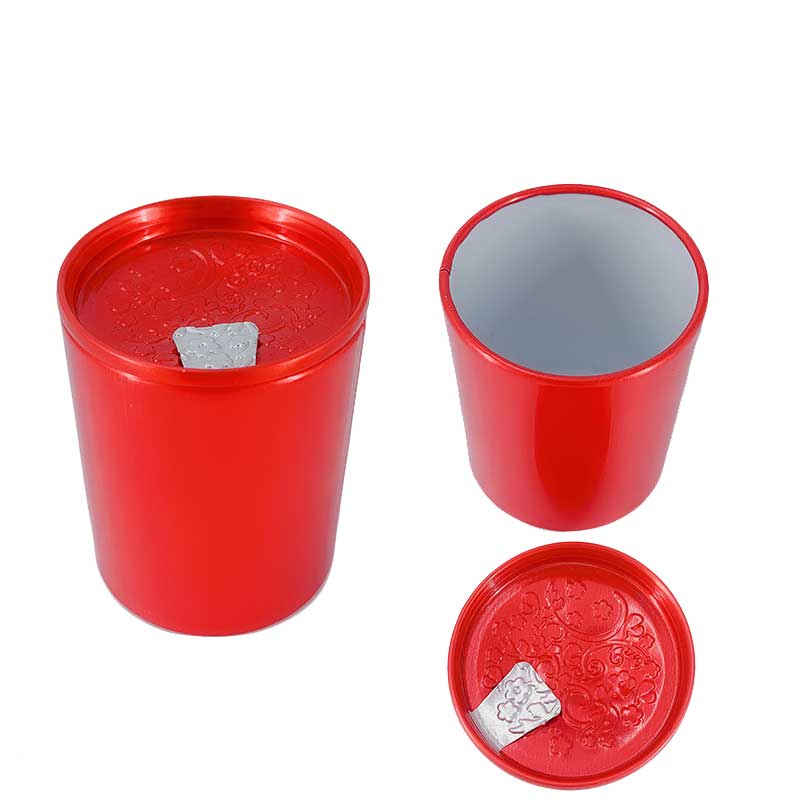 Candy Metal Packaging Box lätt att bära te kan 45 * 60mm