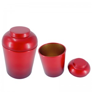 Lätt att bära te burkar godis metallburkar 45 * 70mm