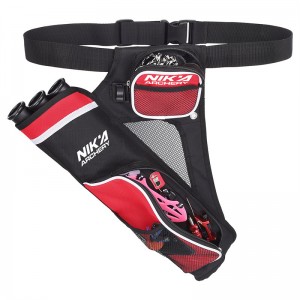 Nika Archery 430025 LH Bågskytte Arrow Quiver för utomhusmålskytte övning