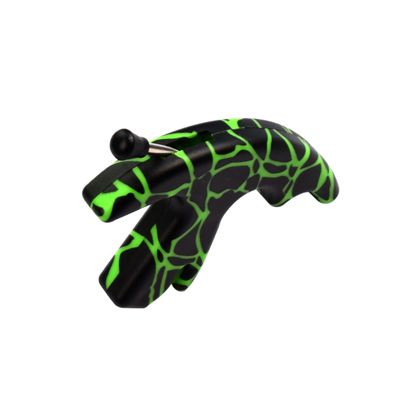 Elong Outdoor 42RA01-GNS Green Camo Thumb Release Aid Bågskytte Båge Fotografering med hjälp av hjälp