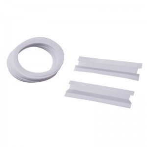 Flamskyddsmedel Tårresistent isolerande papper Vit DMD isolerande papper Hög temperatur 0,15 mm isolerande papper