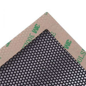 Leveransflamma retardant elektrostatisk PVC Dammsäker Mesh elektrisk utrustning Dammsäker Mesh Impact-resistent 0,1 mm högtalare