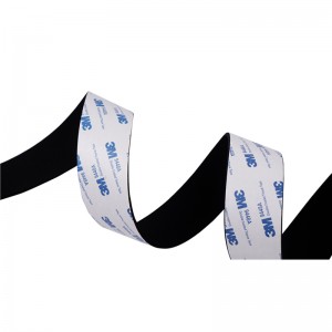 BOPU levererar förseglat öppet cell EPDM skum 3mm svart stötdämpande skum kan skäras i skumremsor