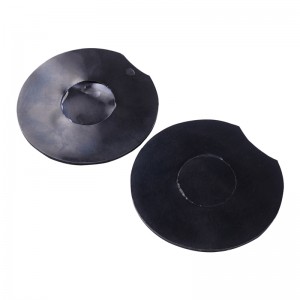 Leverera svart traceless avtagbart lim, silikon enkel och dubbelsidig lim, mobiltelefonfäste extra sugkopp avtagbart lim