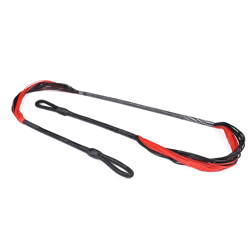 Elong utomhus 280110-01 26.6 tum 28 strängar crossbow sträng röd svart lämplig för över 150 kg Recurve crossbow