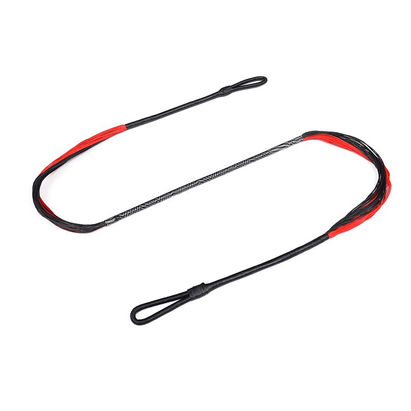 Elong utomhus 280110-01 26.6 tum 28 strängar crossbow sträng röd svart lämplig för över 150 kg Recurve crossbow