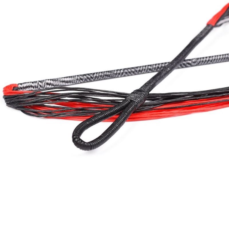Elong utomhus 280110-01 26.6 tum 28 strängar crossbow sträng röd svart lämplig för över 150 kg Recurve crossbow