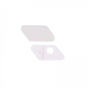 Elong Outdoor 25ar05 RH Transparent Vit Plastpilstöd för Recurve Bow