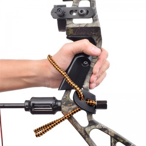 Elong Outdoor 470018 Handledsling Orange Färg Läder Metall Gromet Archery Compoint Bow Shooting Equipment