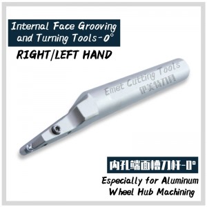 EMET-skärverktyg, bearbetning av aluminiumhjul, internt/external grooving och vridverktyg, djupa spårverktyg, ansiktsgroovingverktyg