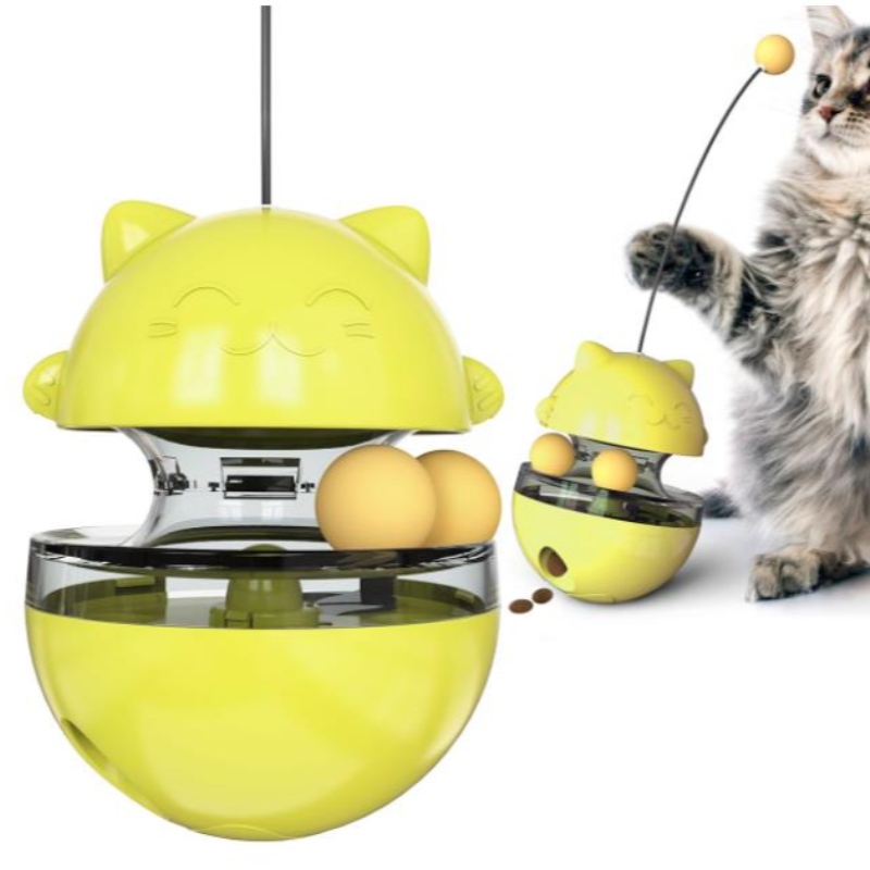 Cat leksaker för katter katt boll leksak interaktiva leksaker interaktiva leksakssteg torn katt leksak