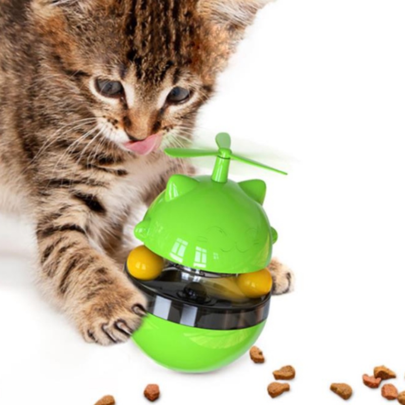 Gratis prov amazon katt leksaker husdjur leveranser skivspelare leksak läckage mat boll rolig kattsticka självnjuta av katt leksaker