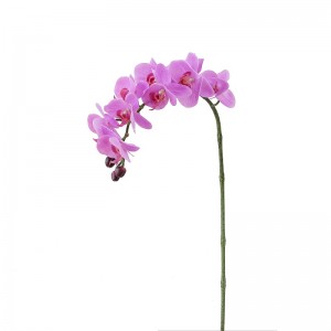 Högkvalitativ real touched single branch artificiell orkidé för försäljning