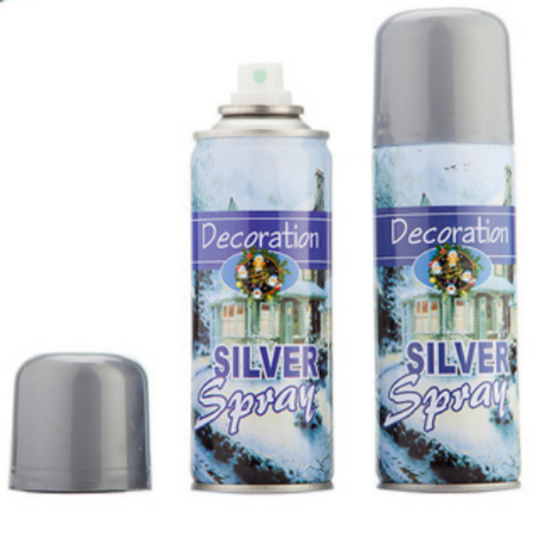 Juldekoration Tree Paint Party Gold Spray Sliver Spray Gör din fest lysande