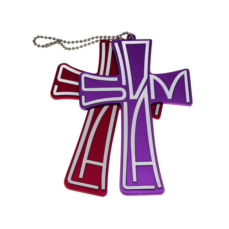 Anpassad Personlig Metall Army ID Tag Religiös Anodiserad Aluminium Militär Hund Tag
