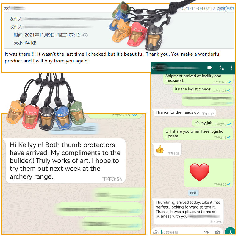 Bågskytte Thumb Armor Feedback från klienten