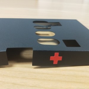 0.5mm svart PC-isoleringsblad, lätt att vikas och forma Mylar-arket, flamskyddsmedelsbatteriets isoleringsblad Bearbetning Silkskärm