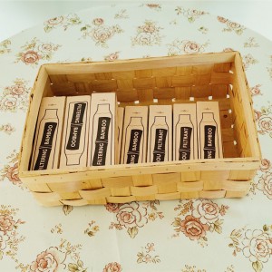 Enkla produkter sålda Wood Chip Packaging Basket