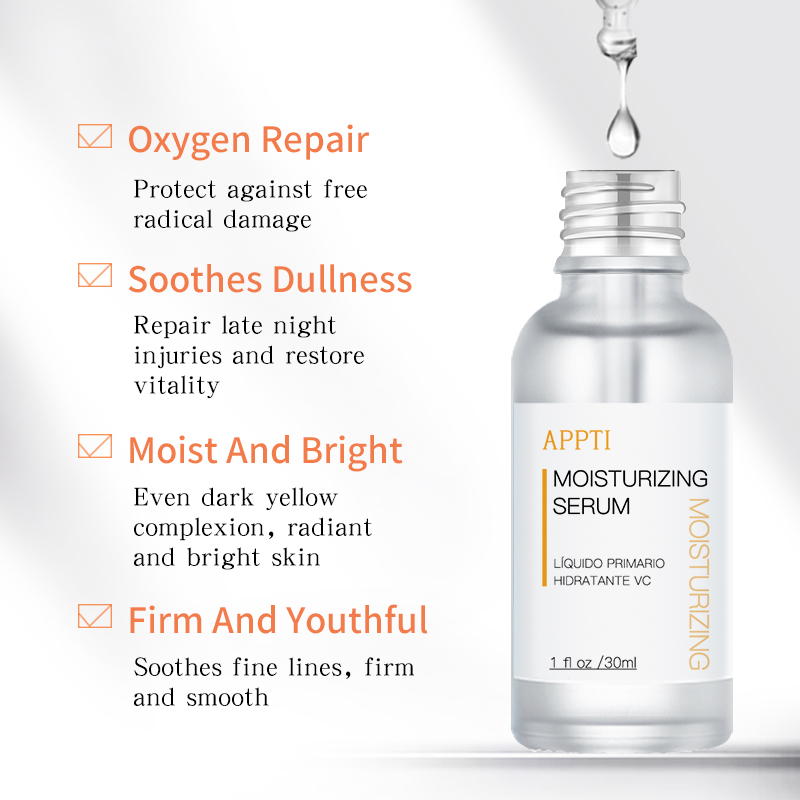 Partihandel Kvinnlig hyaluronsyra serumblekning och fuktgivande hudvård vitamin C serum