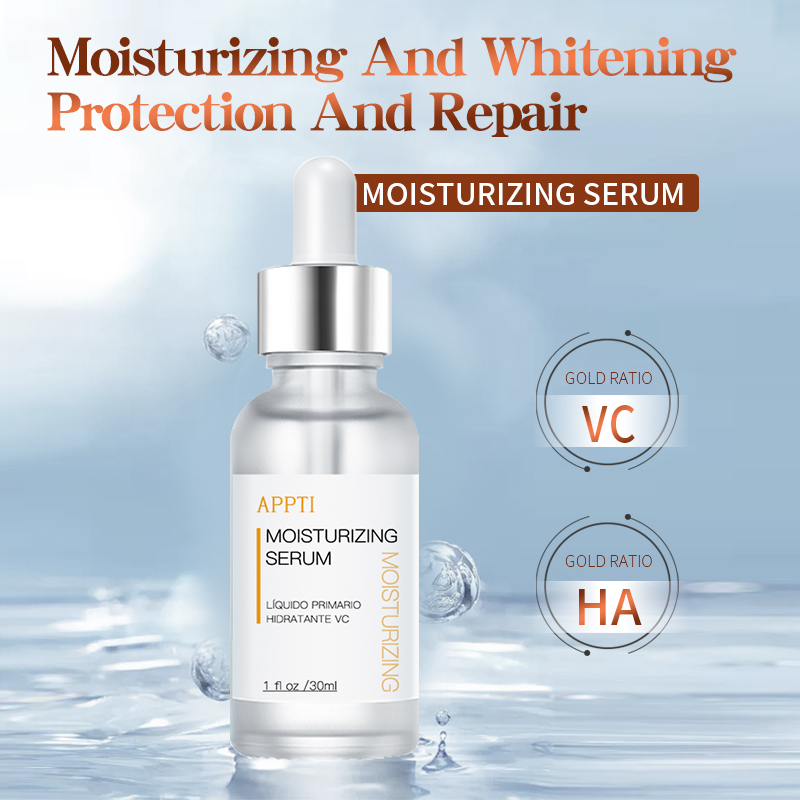 Partihandel Kvinnlig hyaluronsyra serumblekning och fuktgivande hudvård vitamin C serum
