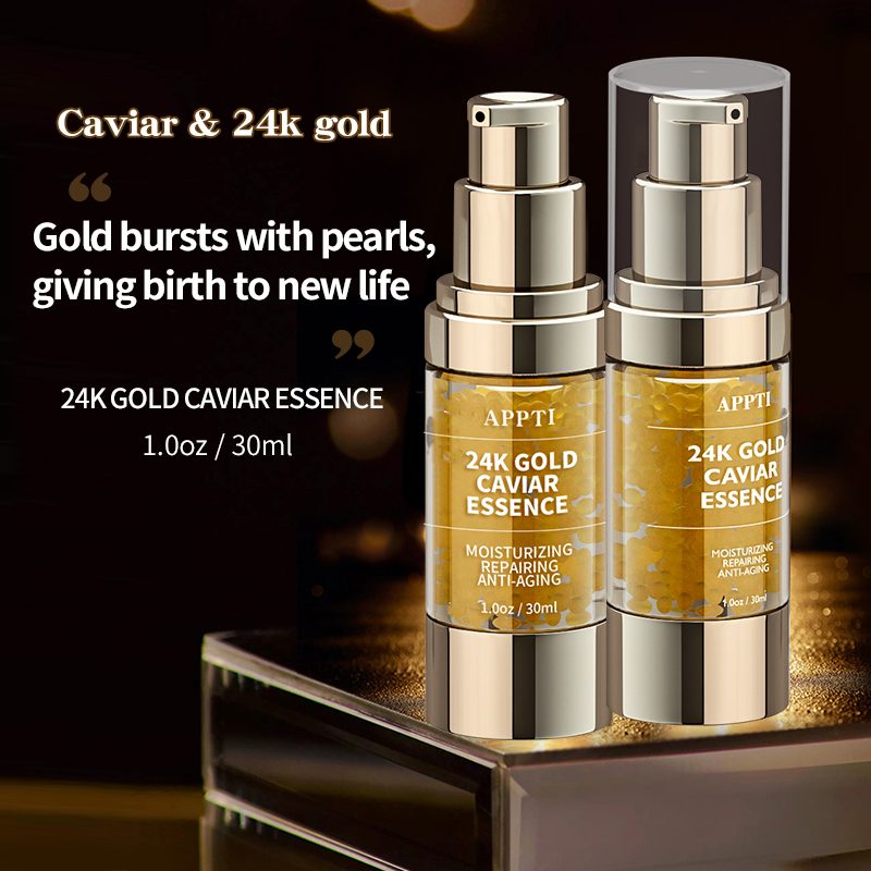 Factory grossist vitare 24k guld kaviar serum organisk anti åldrande ljusande rynk Friend Collagen Serum