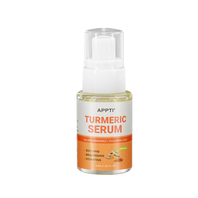 Oem privat etikett ekologisk vegansknaturlig akne hudvård gåva kit ansikte serum anti aging korea gurkmeja ansikts hudvård gurkmeja set