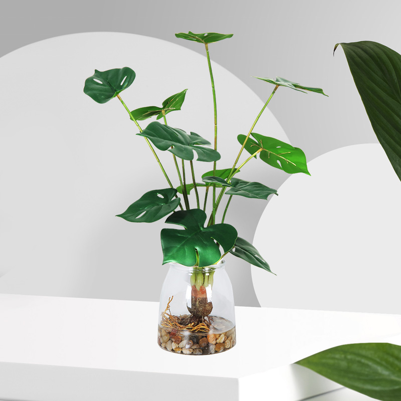 nyutvecklad varm försäljning högkvalitativa grossist konstgjorda krukväxter konstgjorda gröna dekorativa