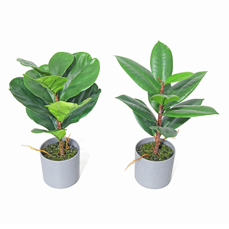 Heminredning bästnästannaturliga faux små potted gröna växter konstgjorda bonsai