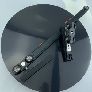 Hydraulisk buffert Två dörrlänkade smala ramtillbehörsdesignrullar