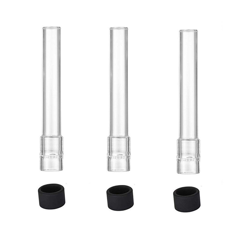 110mm glas aromrör ersättning rakt rörglasstam