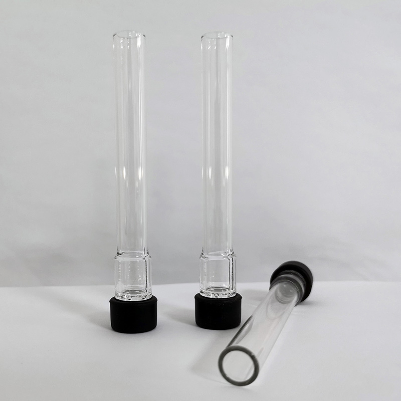 110mm glas aromrör ersättning rakt rörglasstam