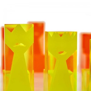 Hot Sälj Kids And Adults Acrylic Chess Set