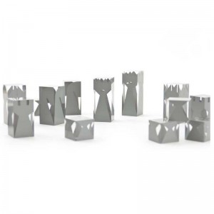 Klassiska leksaker mycket kristall akryl schack uppsättning