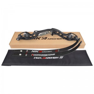 Nika Archery ET-10 62Inch RH Aluminium ILF 19inch Riser Recurve Bow
