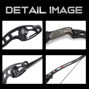 Nika bågskytte 210074 62 tum RH Recurve Bow