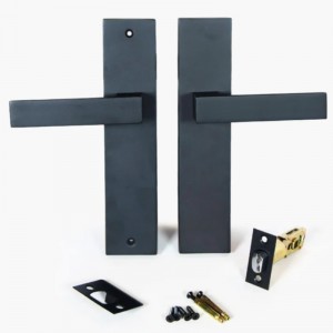 6203 Modern Zink Eloy främre dörrhandtag Låsinmatningshandtaget Set främre dörrlåset