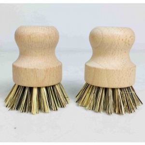 Handgjordnaturlig träkökborste