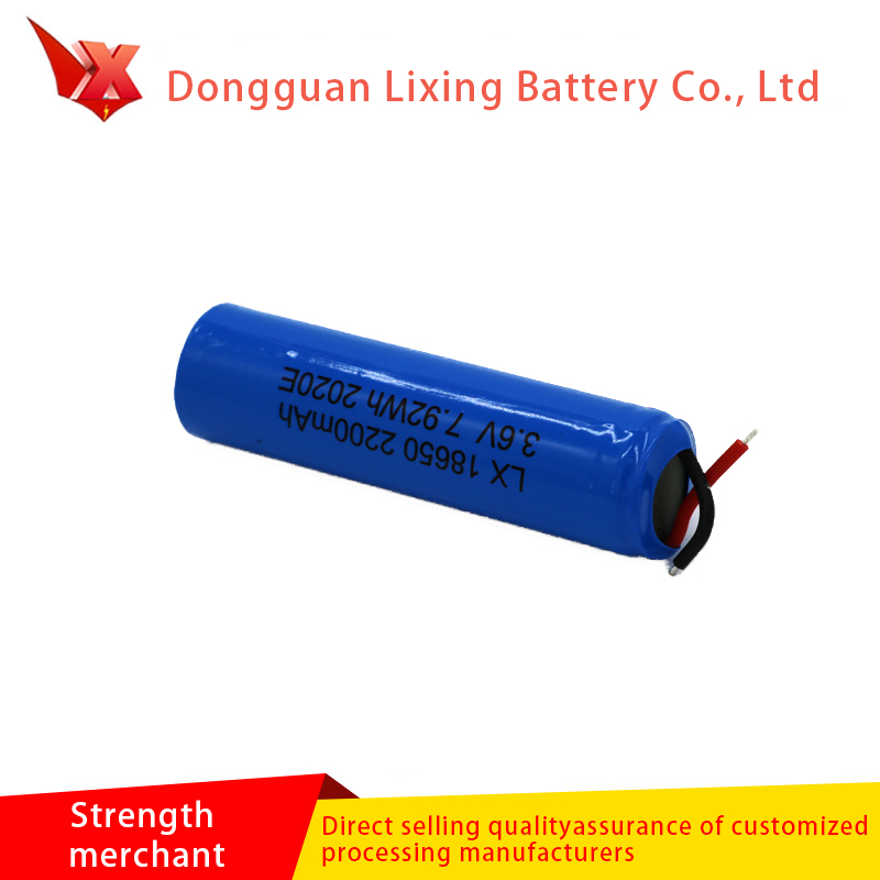 Fabriksförsäljning 18650 Litium 2200mAh Elektrisk fordon Batteri 3.7V Laddningscell Solar Batteri har UN38-certifiering