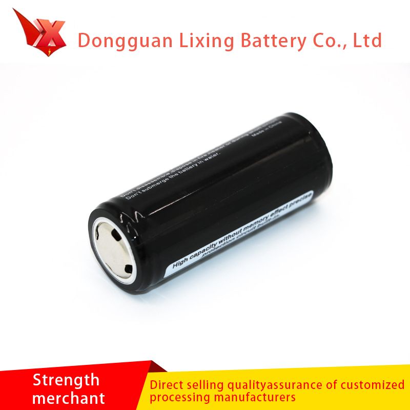 Tillverkaren levererar 5000mAH polymerbatterinr 2 uppladdningsbart batteri för 32650 litiumbatteri ficklampa