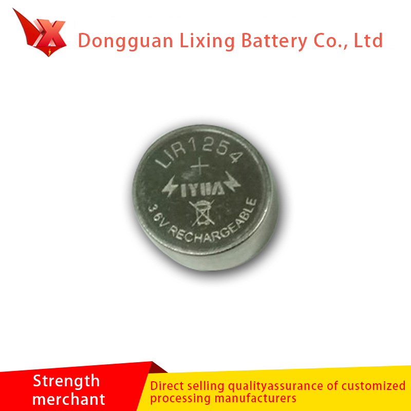 Tillverkarens anpassad Bluetooth LIR1254 Knapp Batteri Högkapacitet Polymer Litium Batteri Uppladdningsbart Batteri