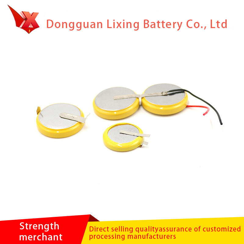 Batteriproducentens specialbatteri för liten ficklampa CR2032 3.0V-knapp Batteriets svetsningsbenbehandlingskombination