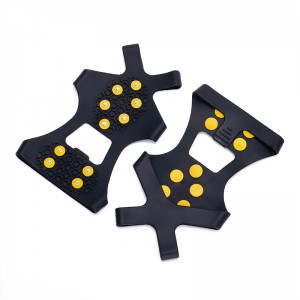 Silikon No-Slip Cleats Crampon Studded Grips 5-tandklättringsskor