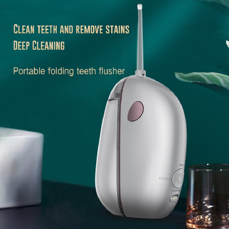 Fabriksförsörjning Oral Care Sterilisering Tandrengörare Bärbar Vatten Flosser Tänder Rengöring och Whitening Portable Folding Tänder