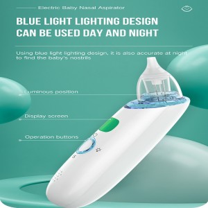 Elektrisknäsa sug för baby automatisk snot sucker för småbarn batteridriven booger sucker för spädbarn